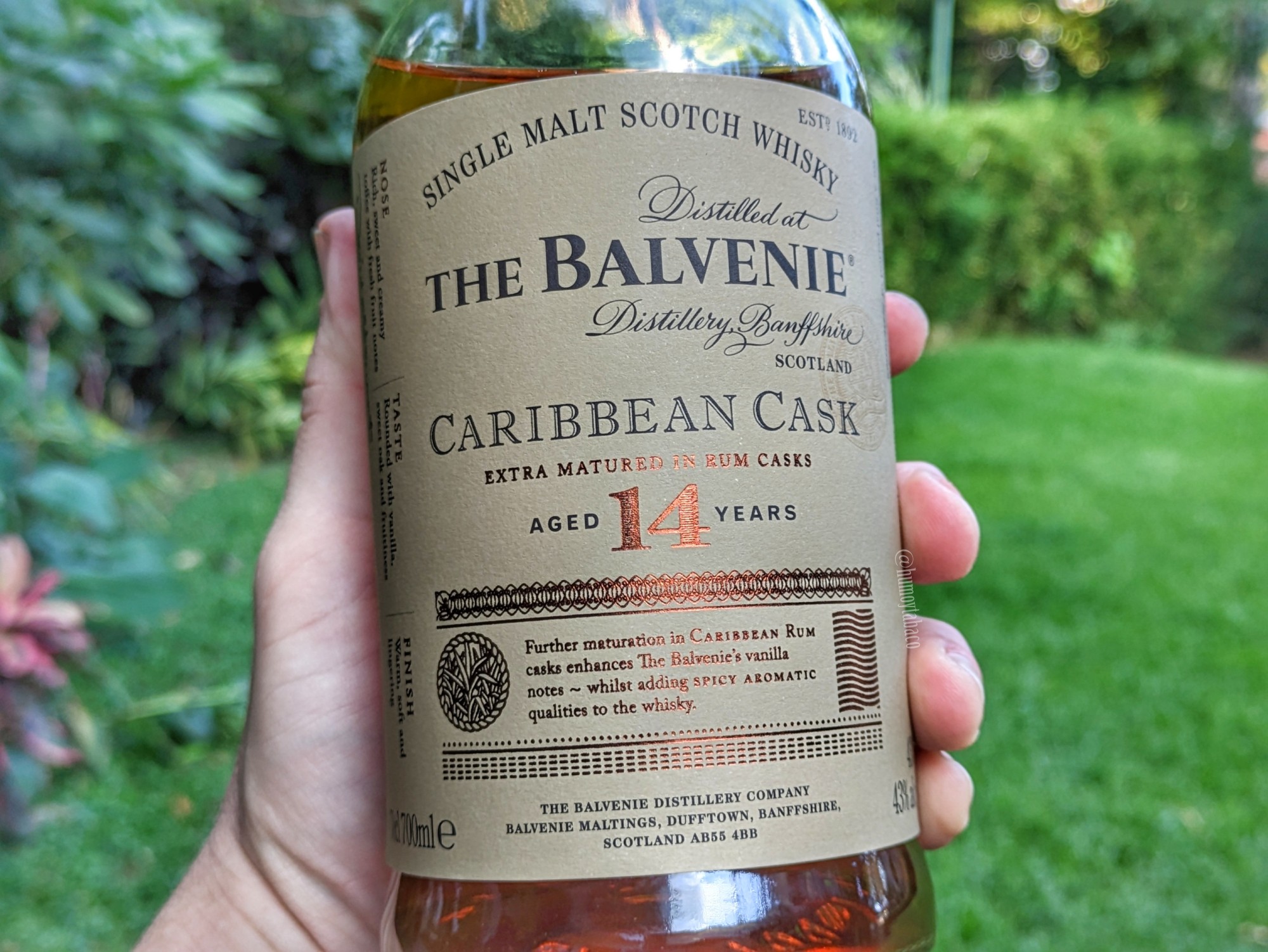 Whisky: The Balvenie 14 Caribbean Cask – Humo y Tabaco