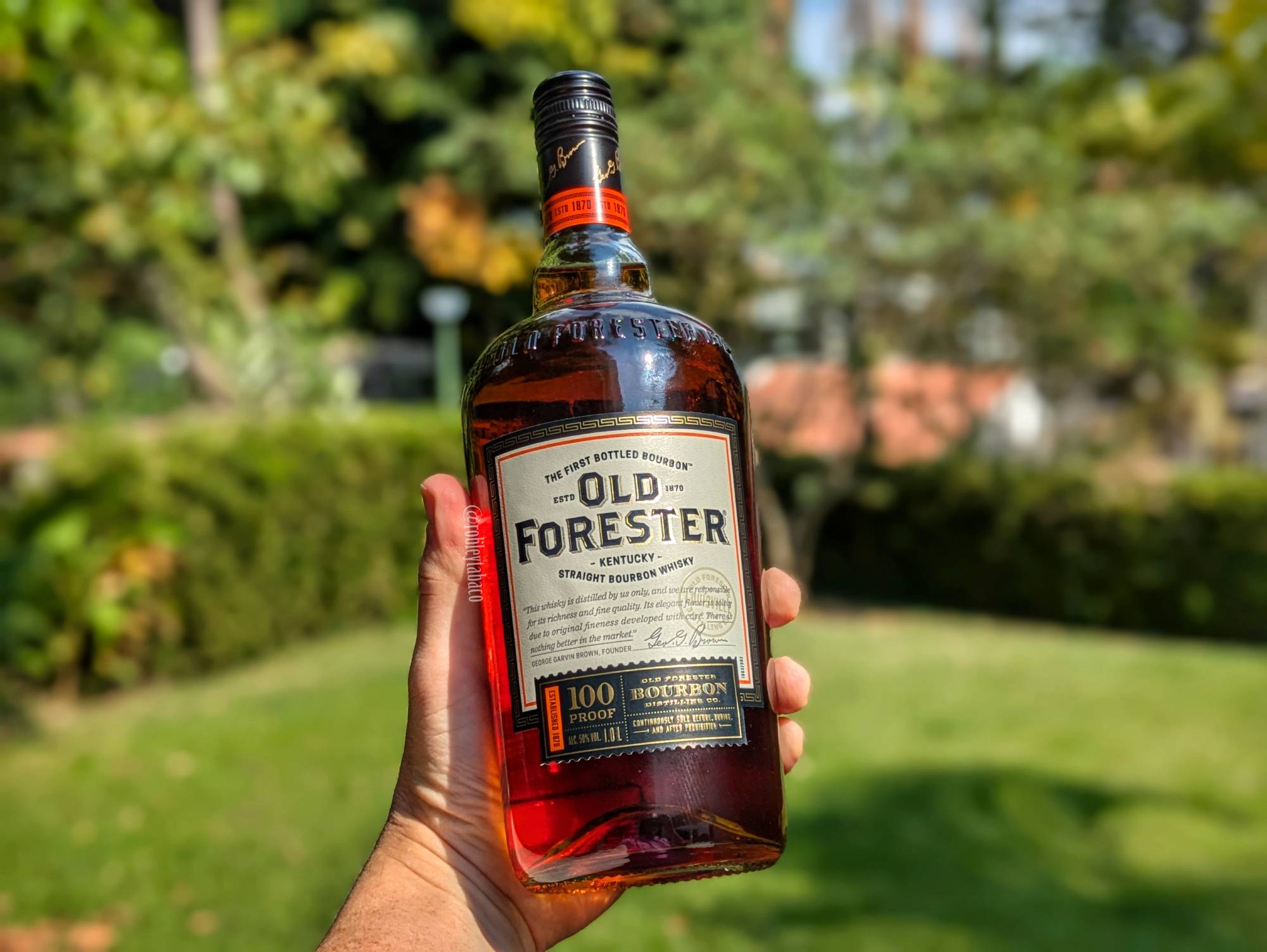 Whiskey: Old Forester 100 – Humo y Tabaco