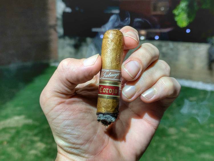 tatuaje 7th corojo corona last third