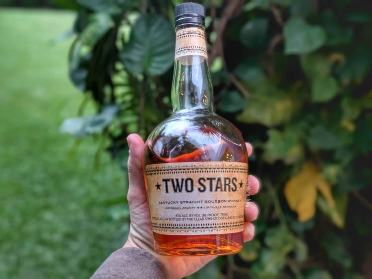 Two Stars bourbon whiskey
