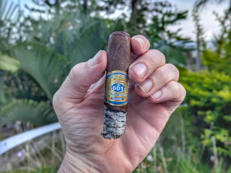 601 - Blue Label Maduro (Toro) last third