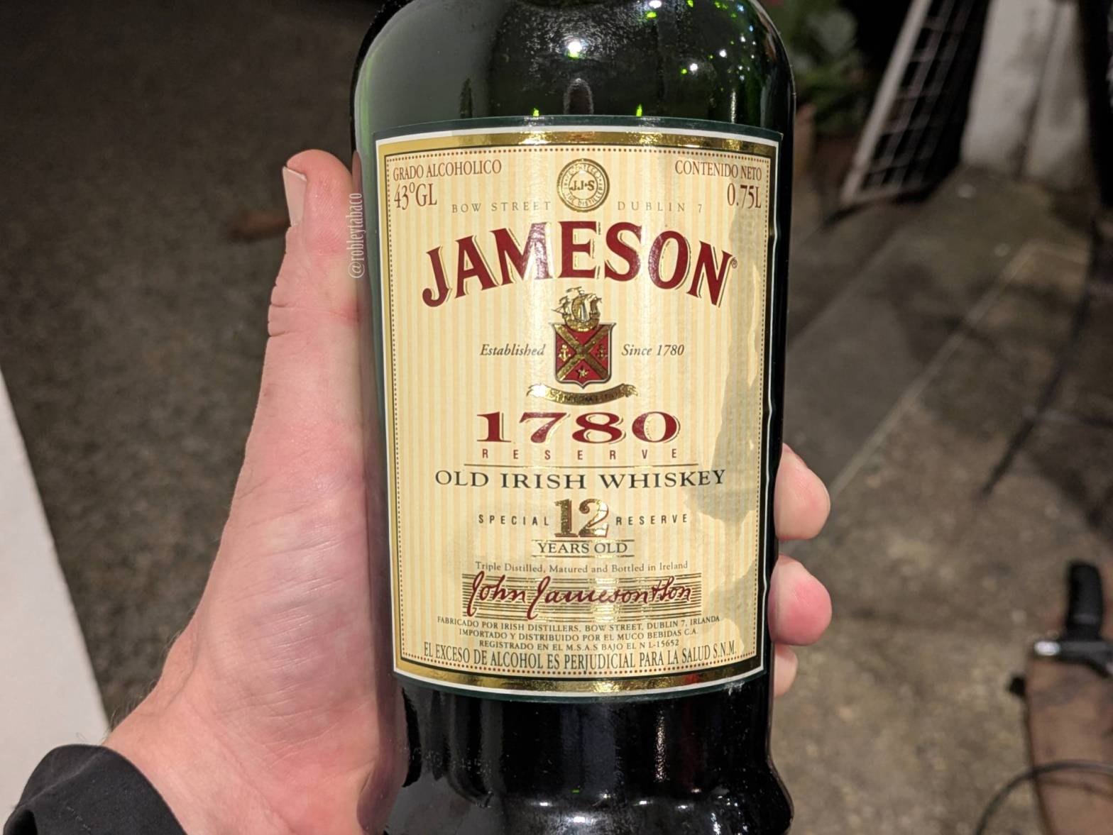Jameson 12 Label