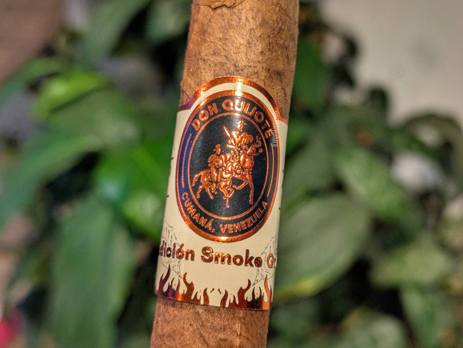 Don Quijote - Smoke Grill label